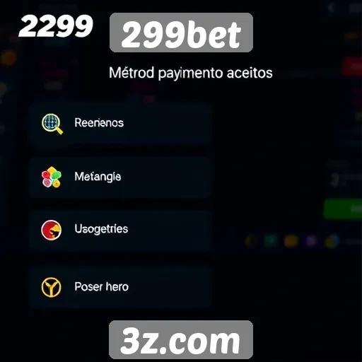 Métodos de pagamento aceitos na 299bet
